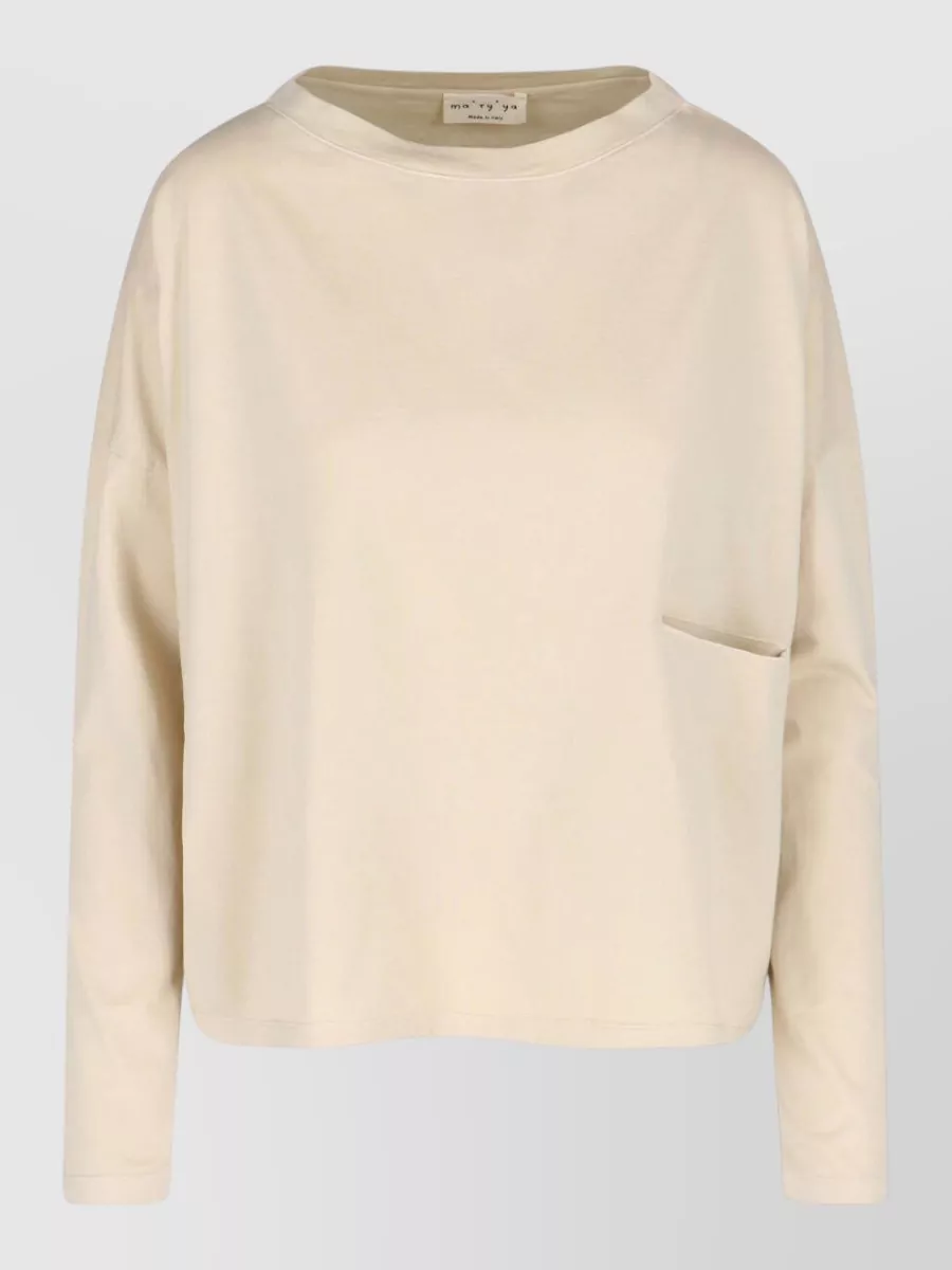 Ma'ry'ya Short-Sleeve Sweatshirt