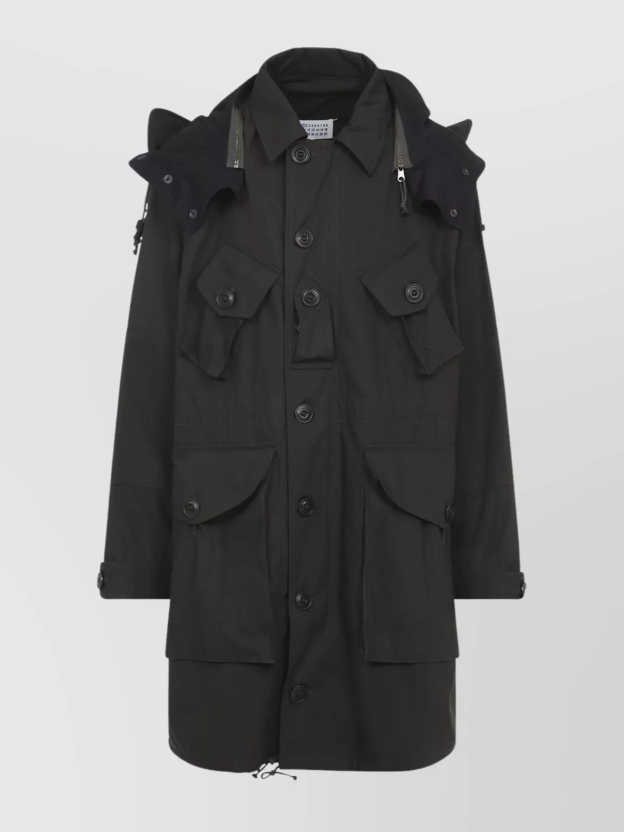 Maison Margiela Versatile Hooded Jacket Adjustable Features