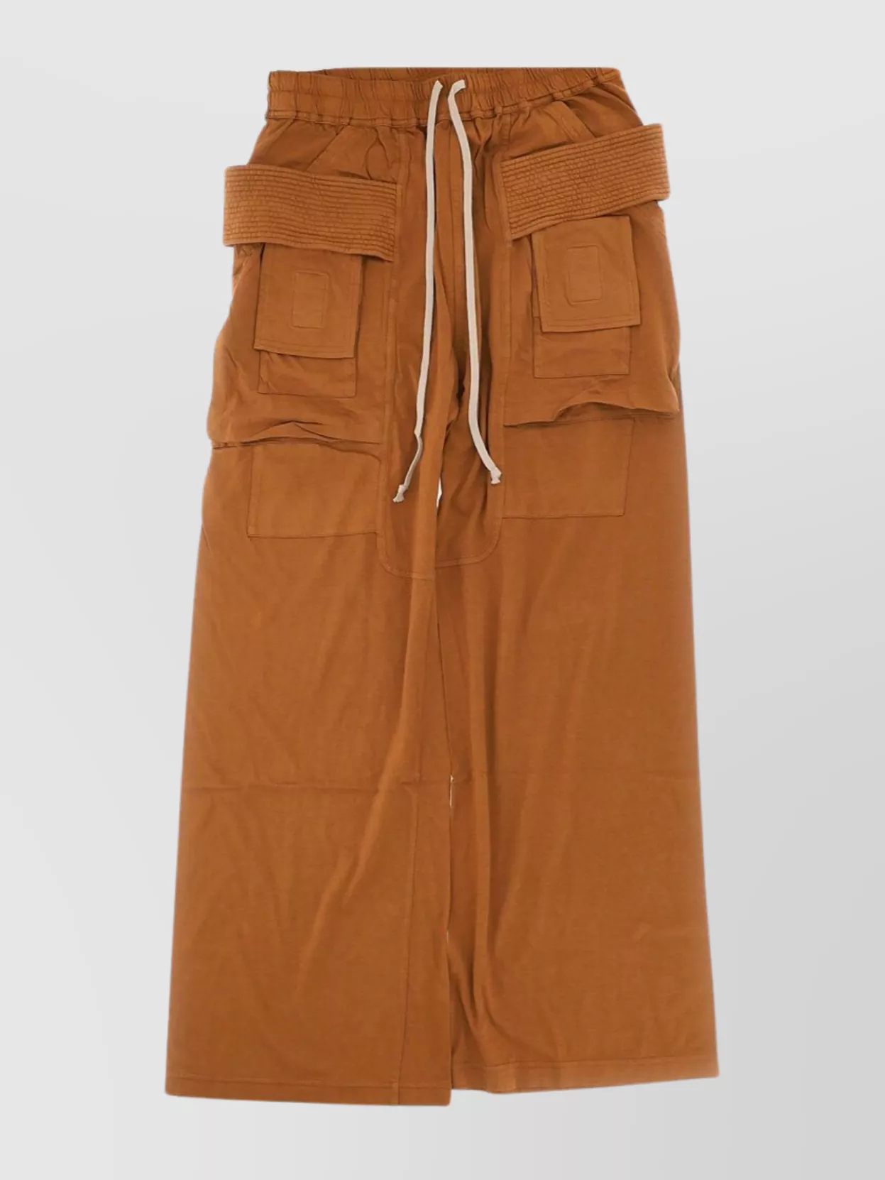 Shop Rick Owens Drkshdw Cargo Wide Drawstrings Trousers