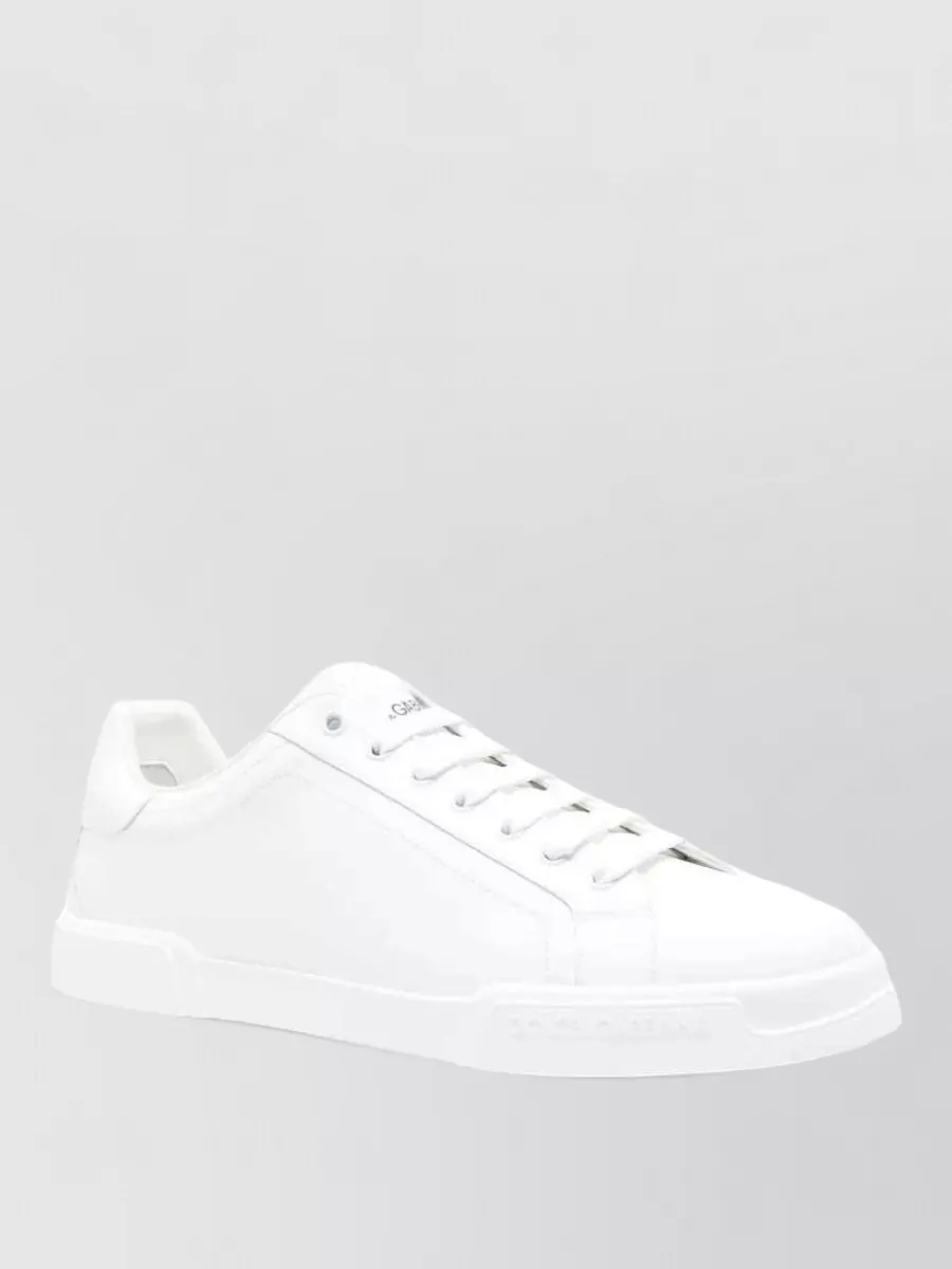 Dolce&Gabbana Leather Low-Top Sneakers