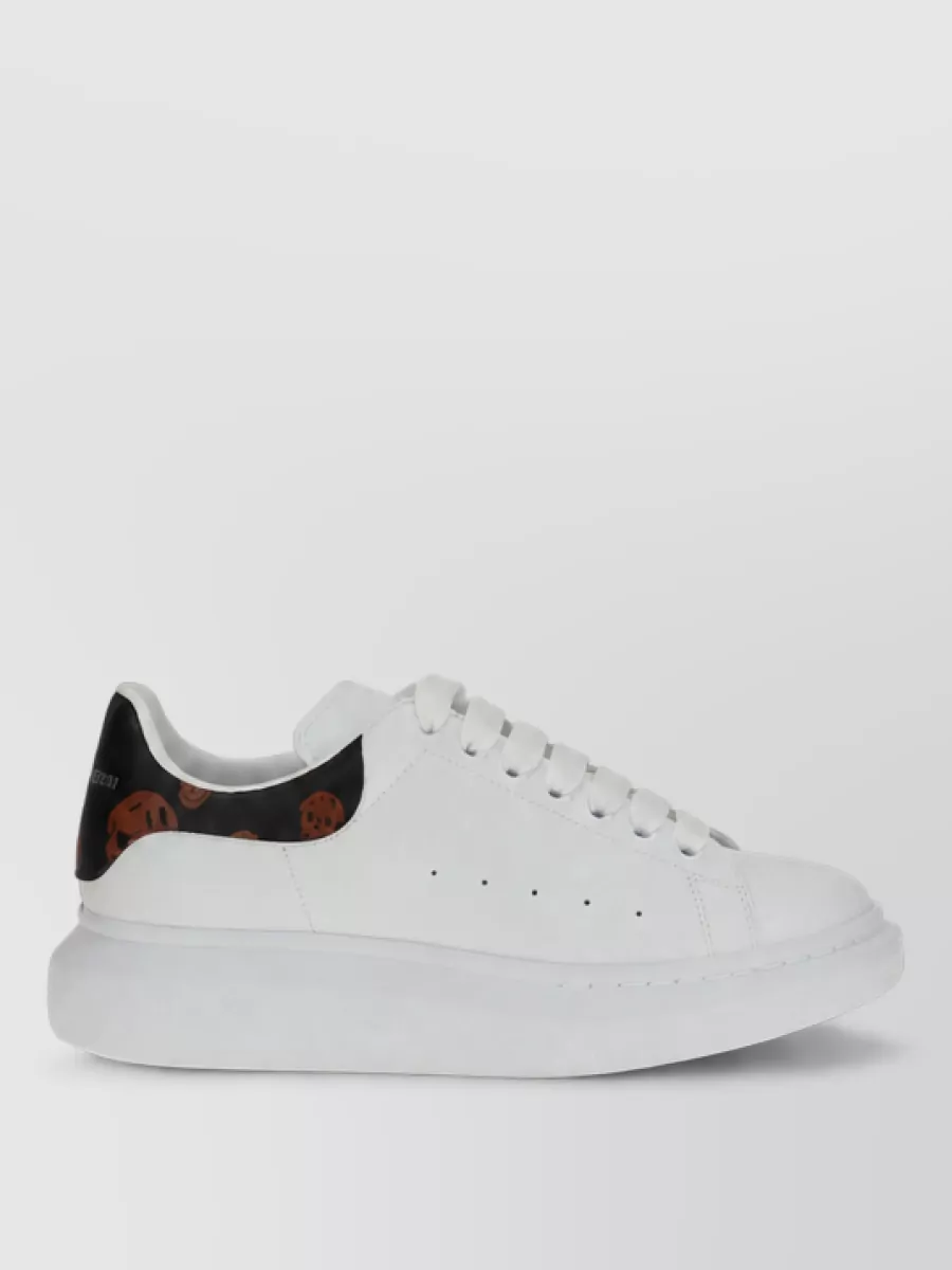 Alexander Mcqueen Calf Leather Low-Top Sneakers