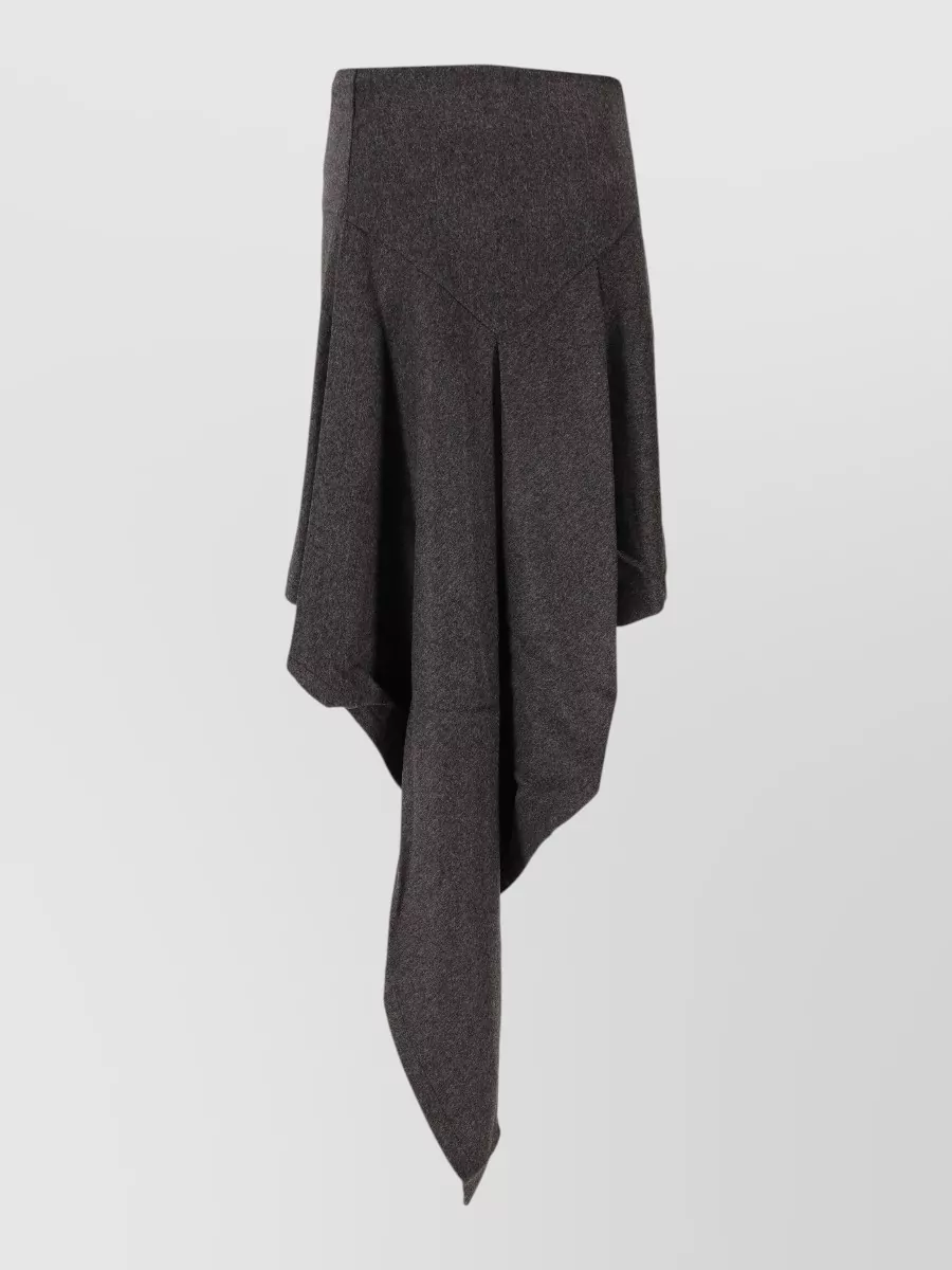 Niccolò Pasqualetti wool asymmetric skirt