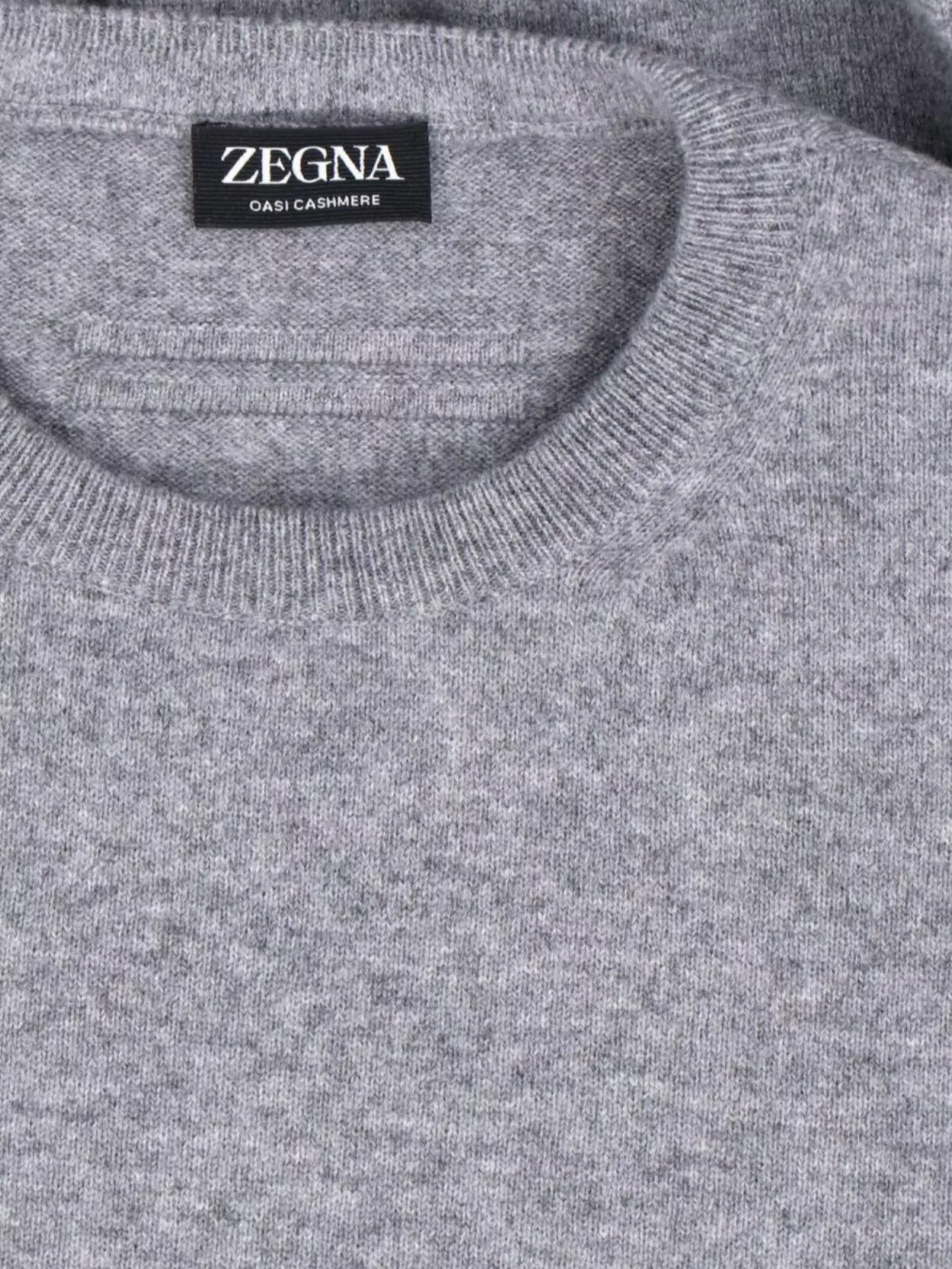 Zegna Timeless Crewneck Sweater With Ribbed Cuffs