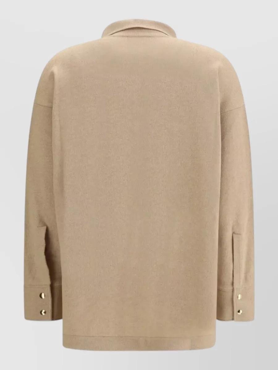Fabiana Filippi Silk Cashmere Knit Shirt