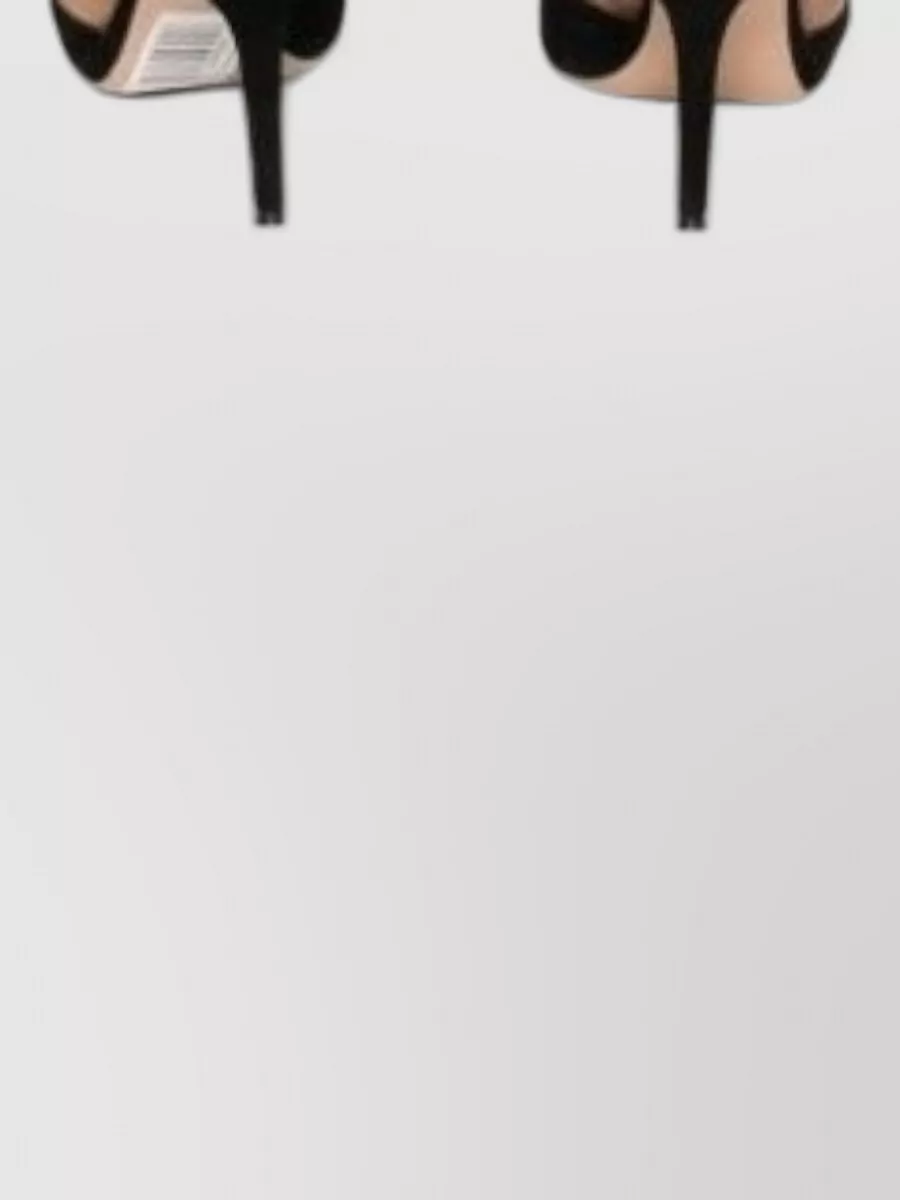 Elisabetta Franchi High Waist Skinny Trousers Cropped Slits