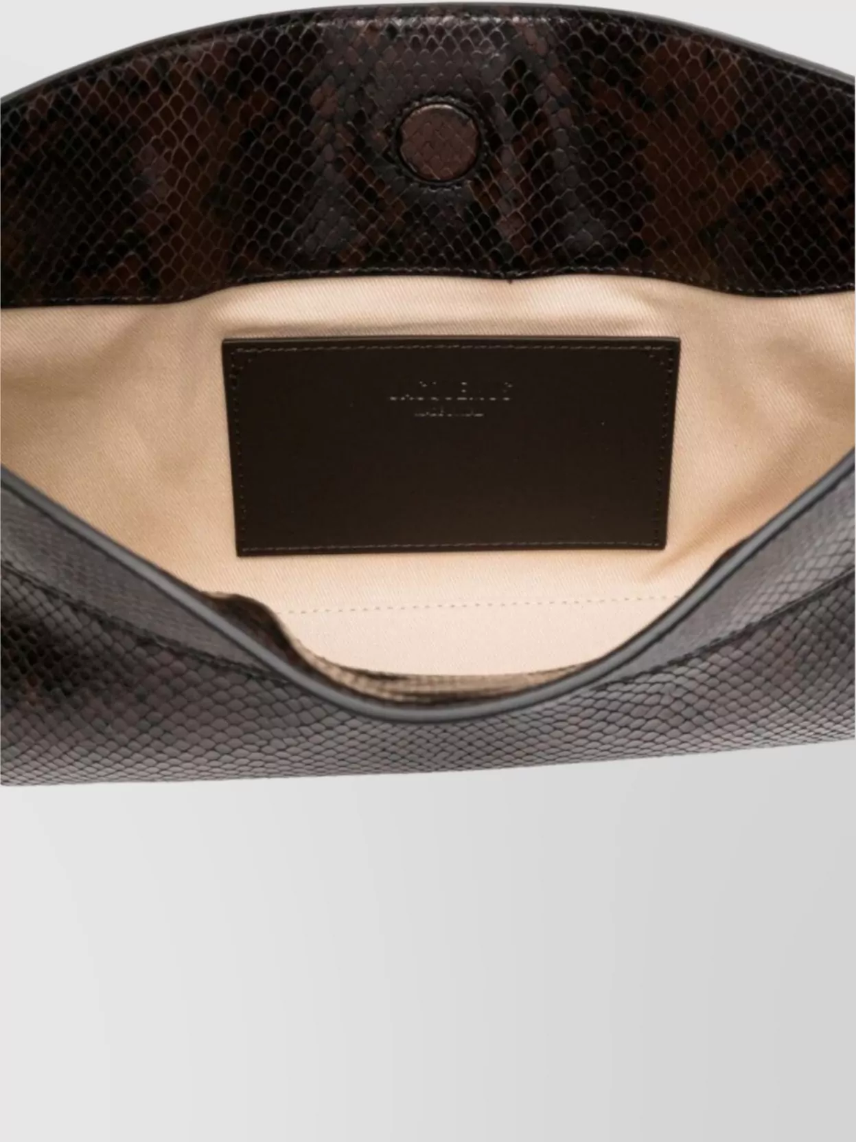 Jacquemus Snake Print Shoulder Bag With Detachable Strap