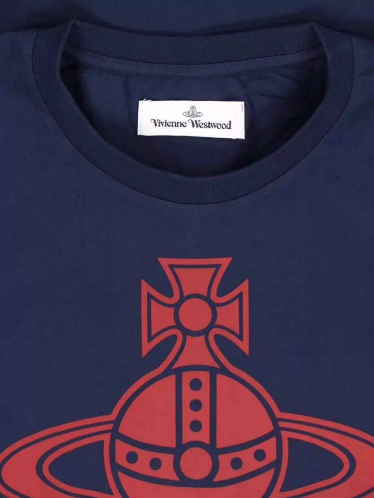 Vivienne Westwood Graphic Print Crew Neck Short Sleeve Top