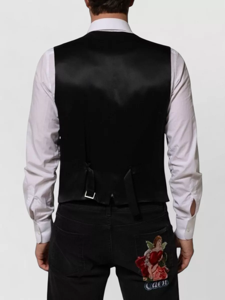 Dolce&Gabbana Striped Wool Waistcoat