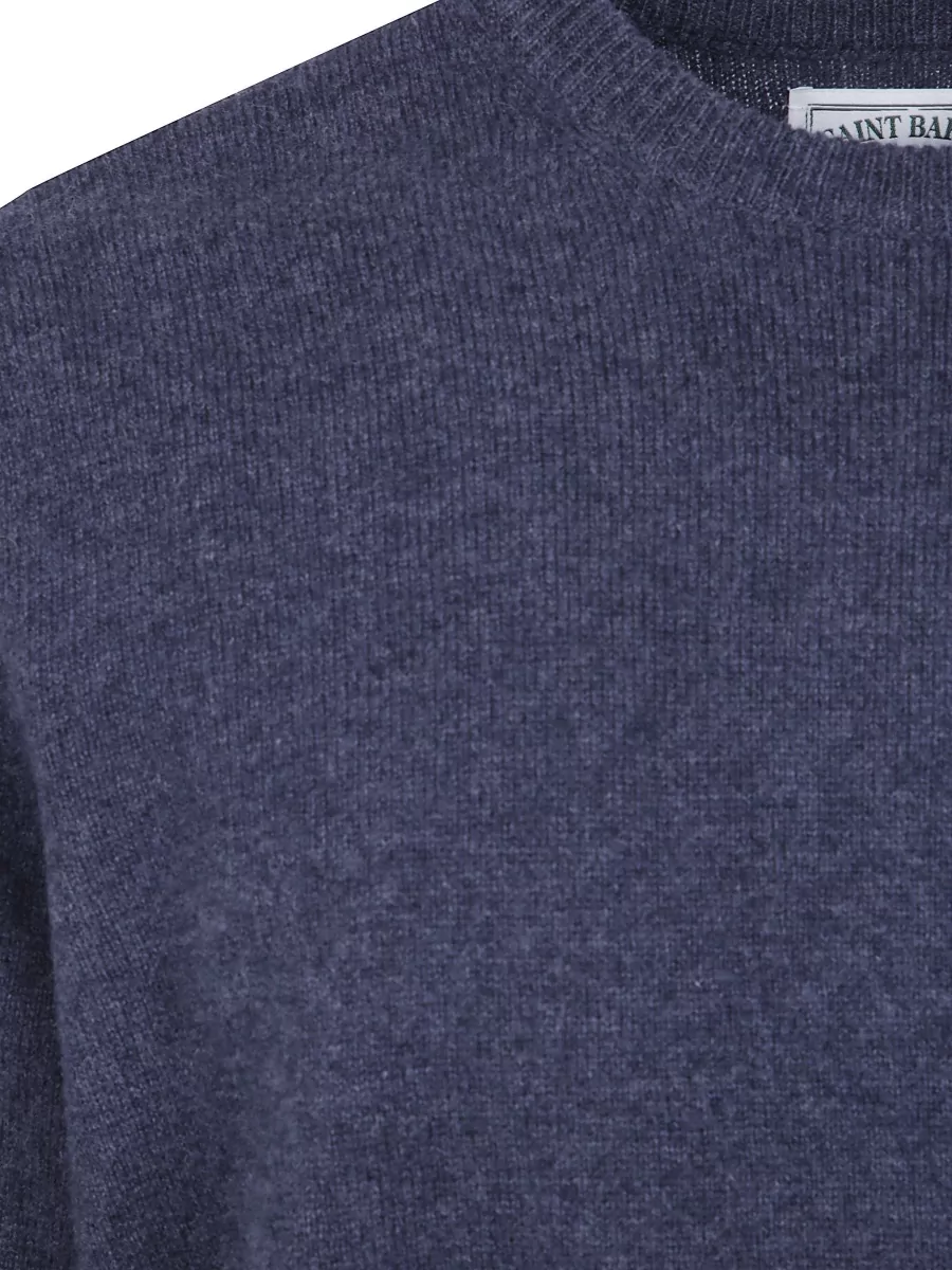 Mc2 Saint Barth Lambswool Round Neck Sweater