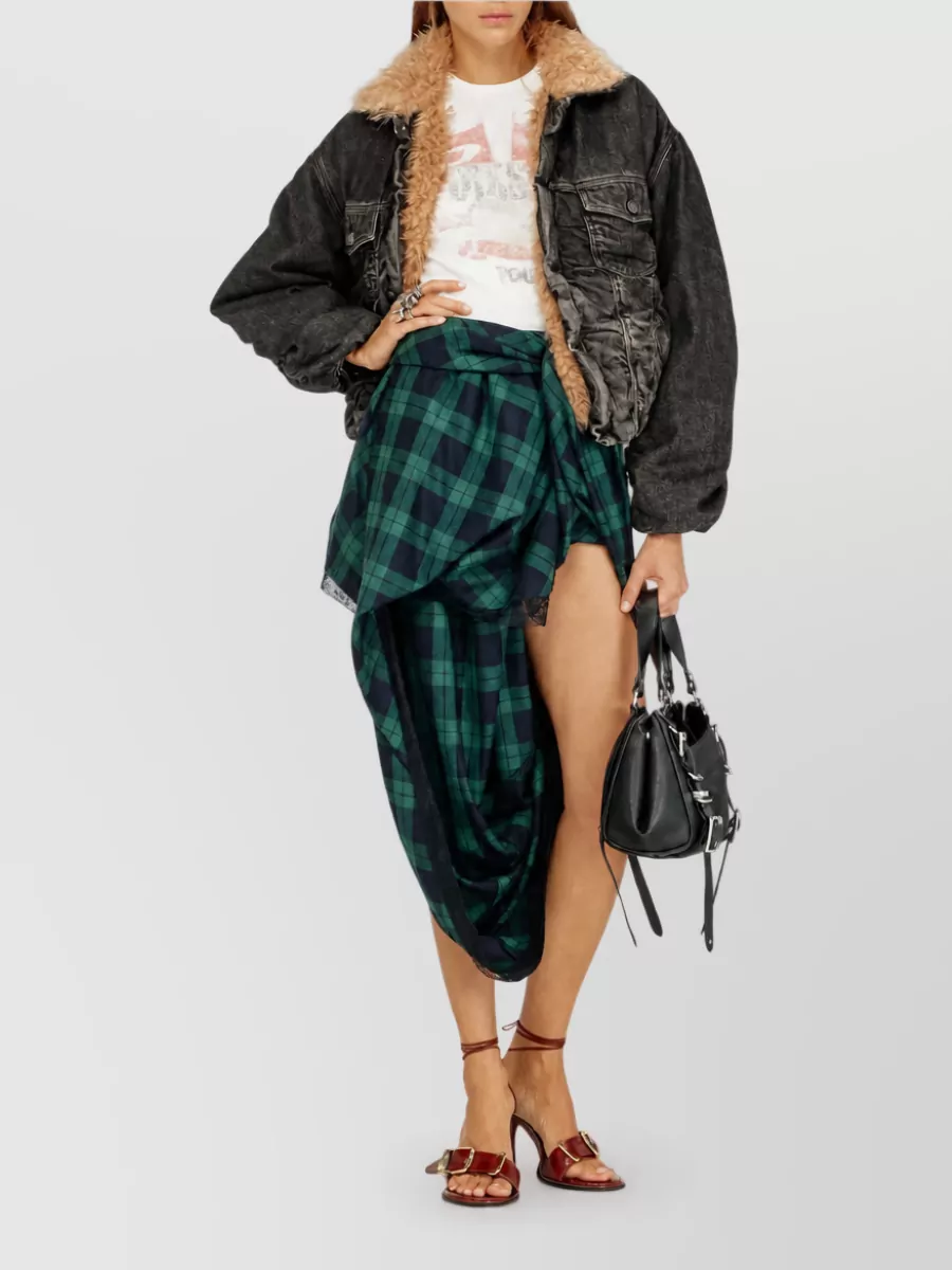 Diesel Ruffled Denim Jacket