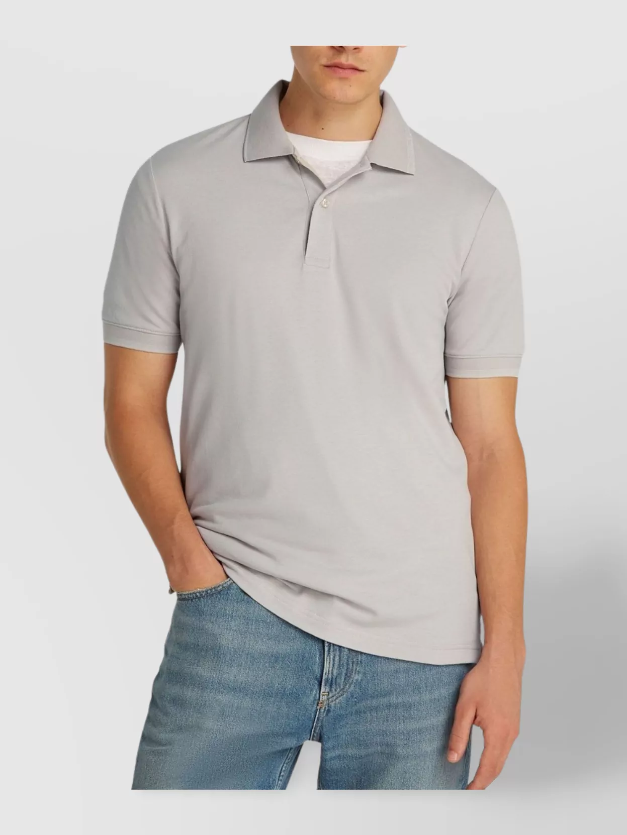 Calvin Klein Slim Fit Polo With Thermo Tech Pique