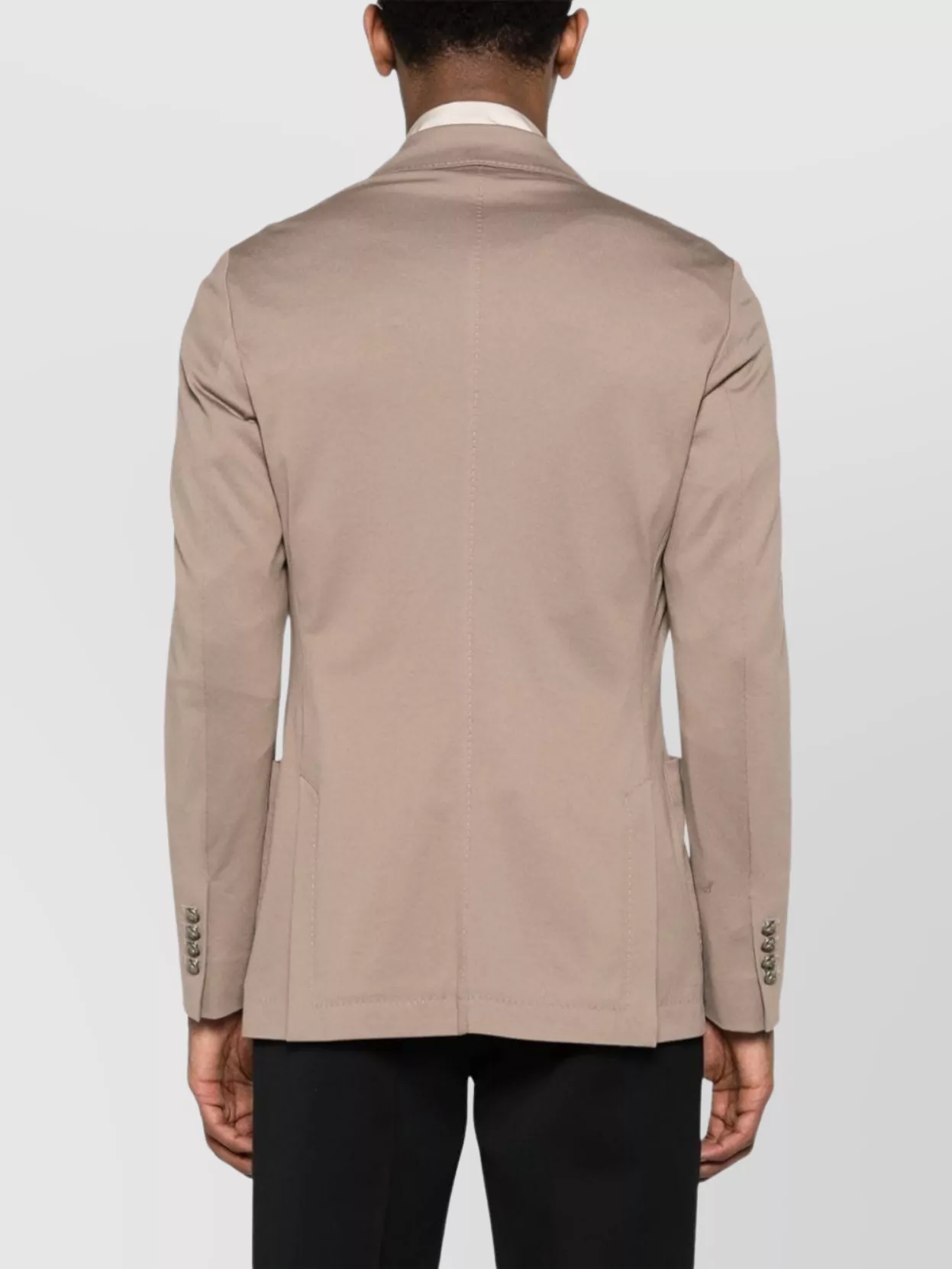 Circolo 1901 Double-Breasted Pique Jacket Peak Lapels