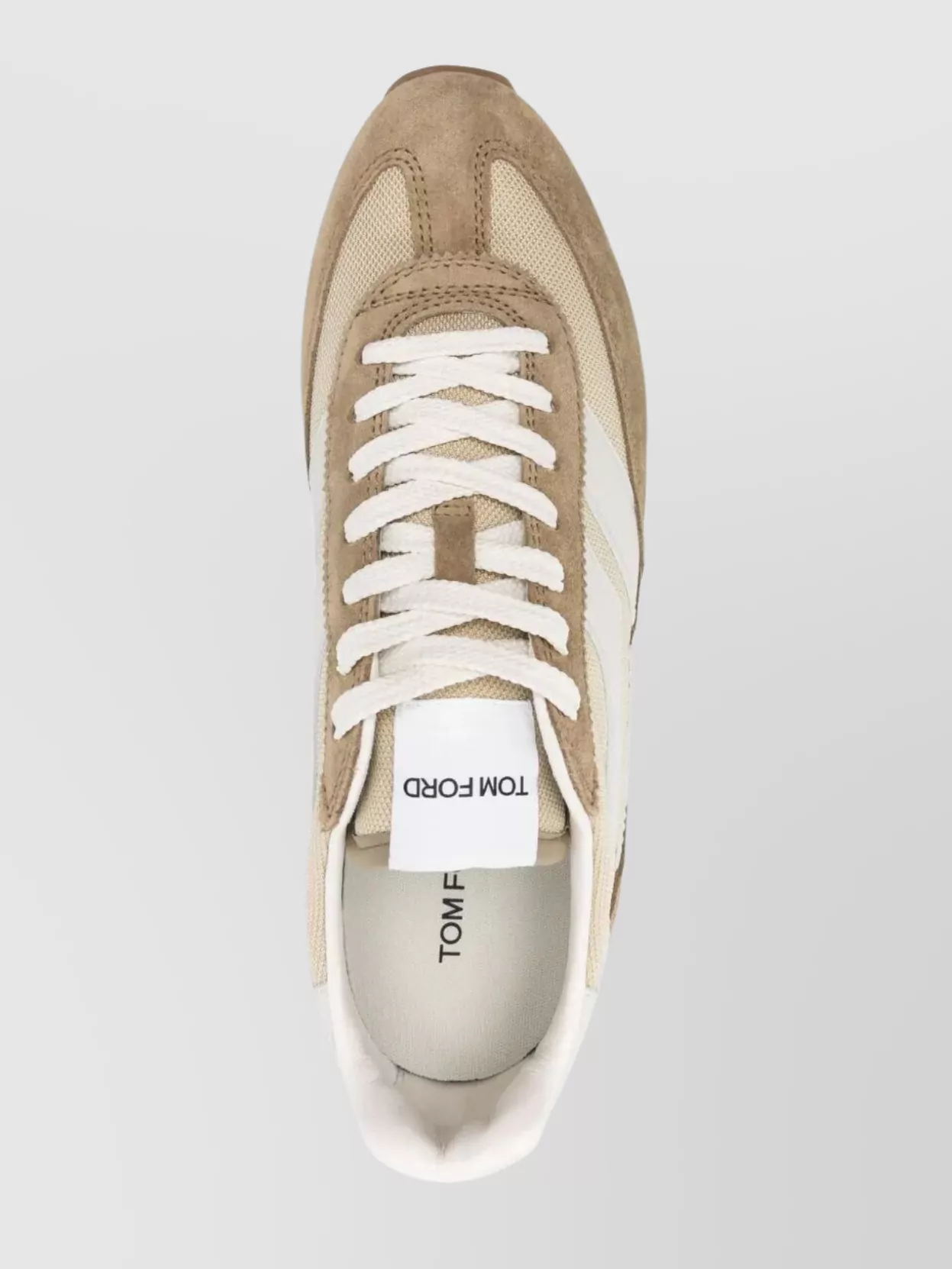 Tom Ford Low Top Sneakers Featuring Suede Panels