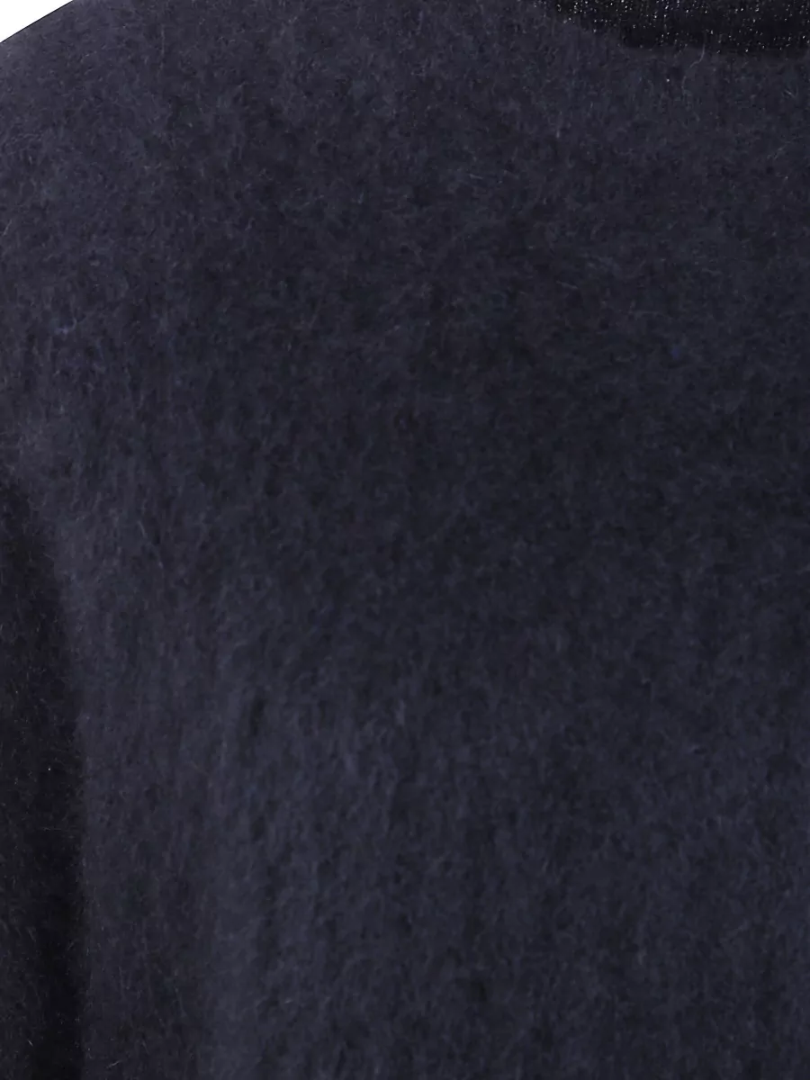 Uma Wang Fluffy Wool Crewneck Sweatshirt