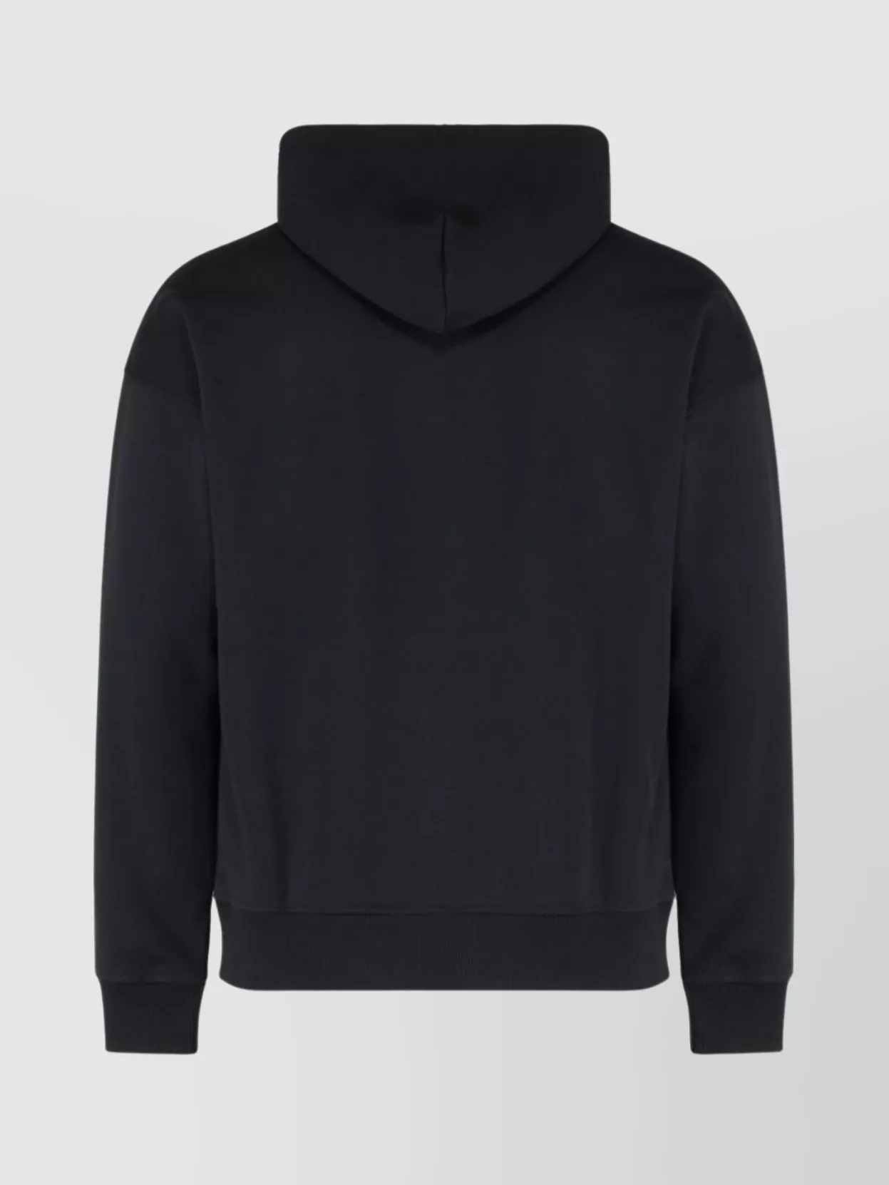 Diesel Cotton Hooded Sweatshirt Kangaroo Pocket In Black