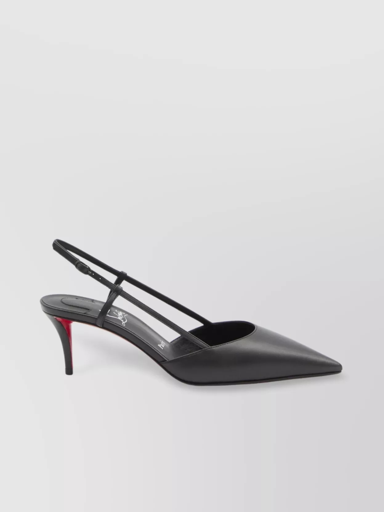 Christian Louboutin Stiletto Heel Slingback Pumps In Gray