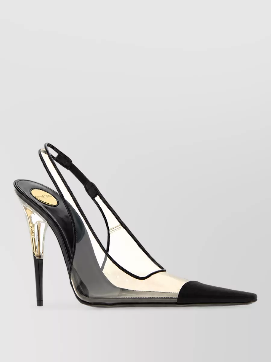 Saint Laurent transparent pvc mules