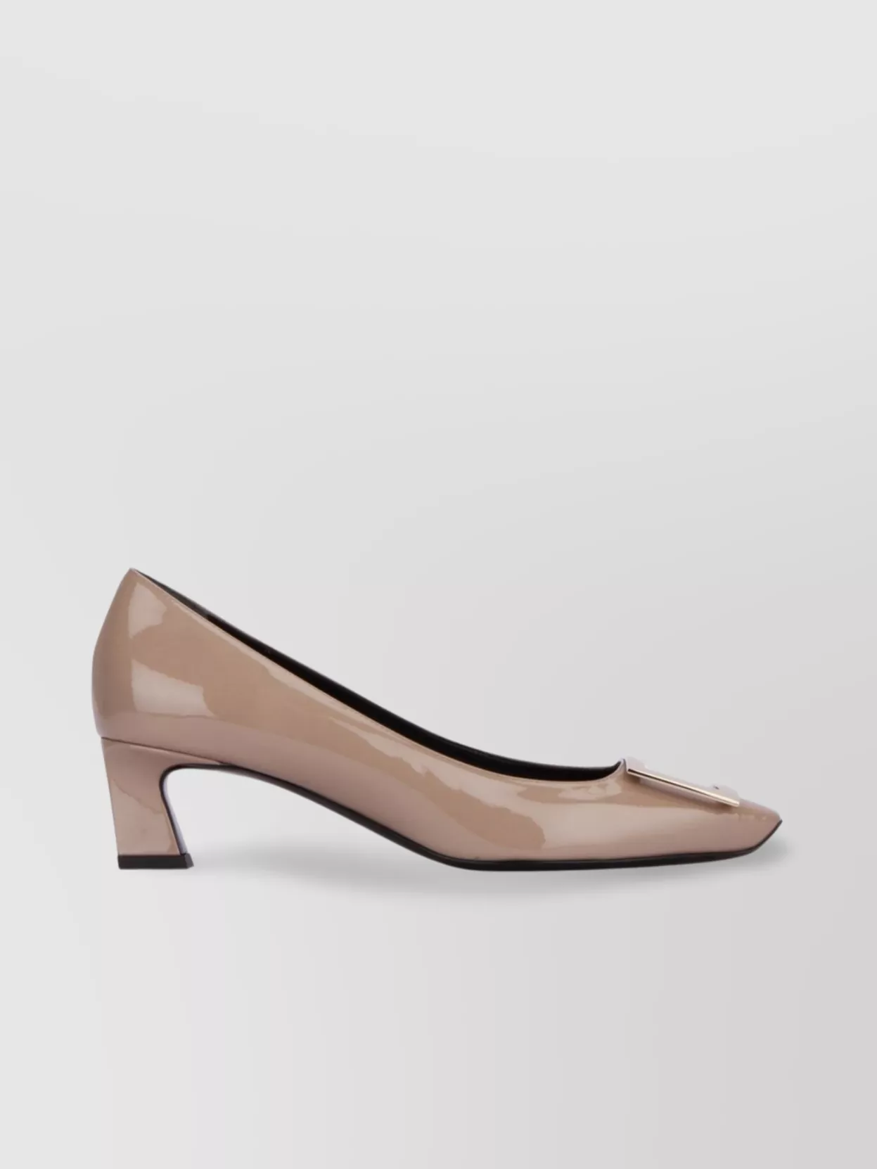 Roger Vivier Glossy Patent Buckle Detail Pumps