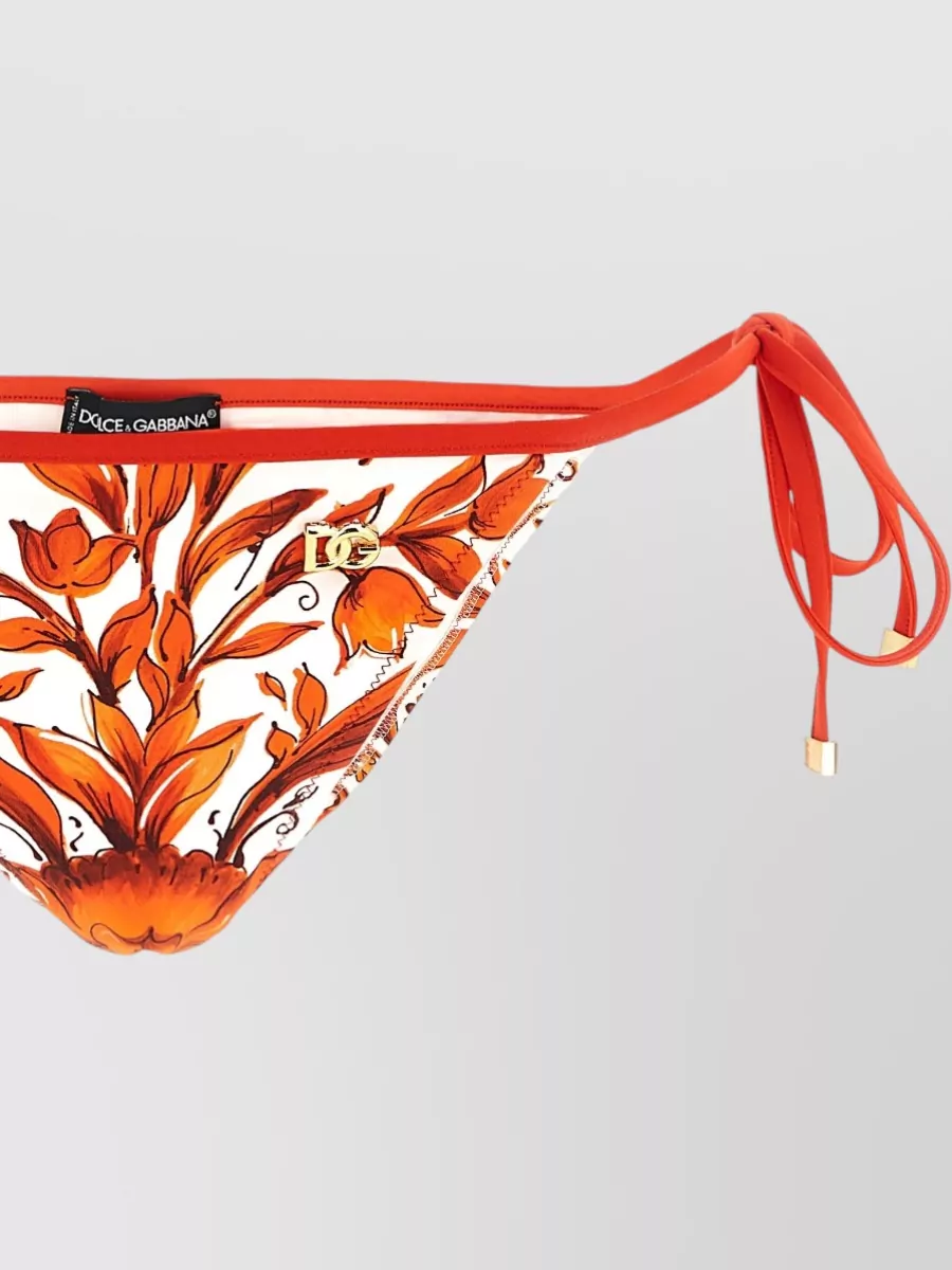 Dolce&Gabbana Maiolica Print Bikini Set