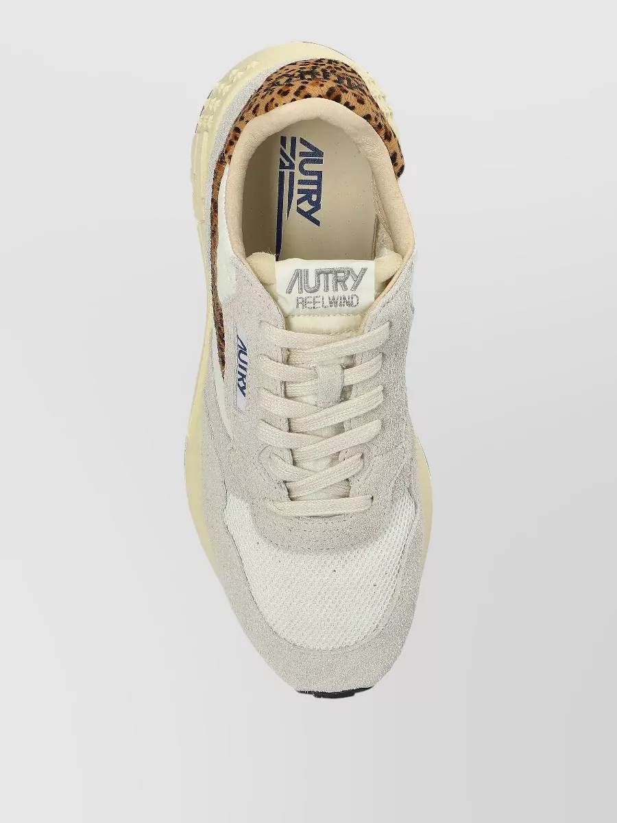 Autry Low Top Sneakers Leopard Print Detail