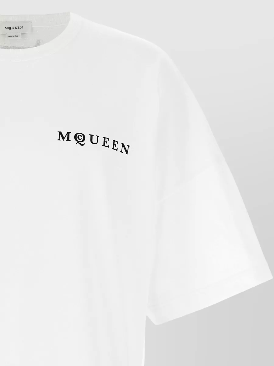 Mc Queen Cotton Logo Print Short-Sleeve T-Shirt