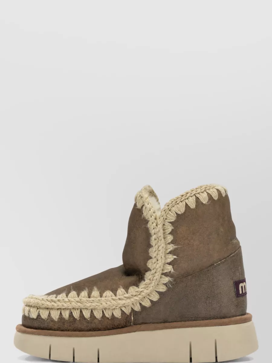 Mou Leather Slippers