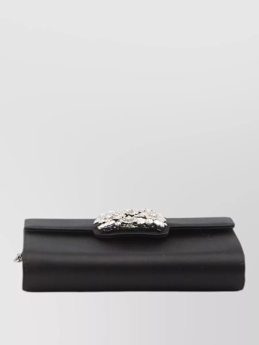 Roger Vivier Satin Mini Clutch Bag