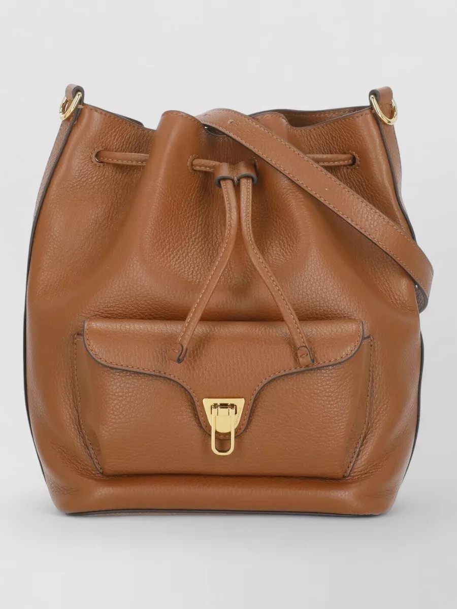 Coccinelle leather bucket shoulder bag