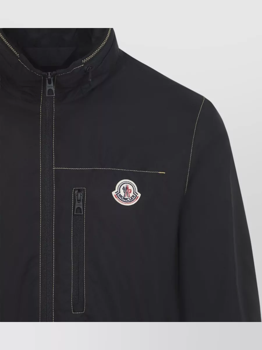 Moncler Stand Collar Single Breasted Coat