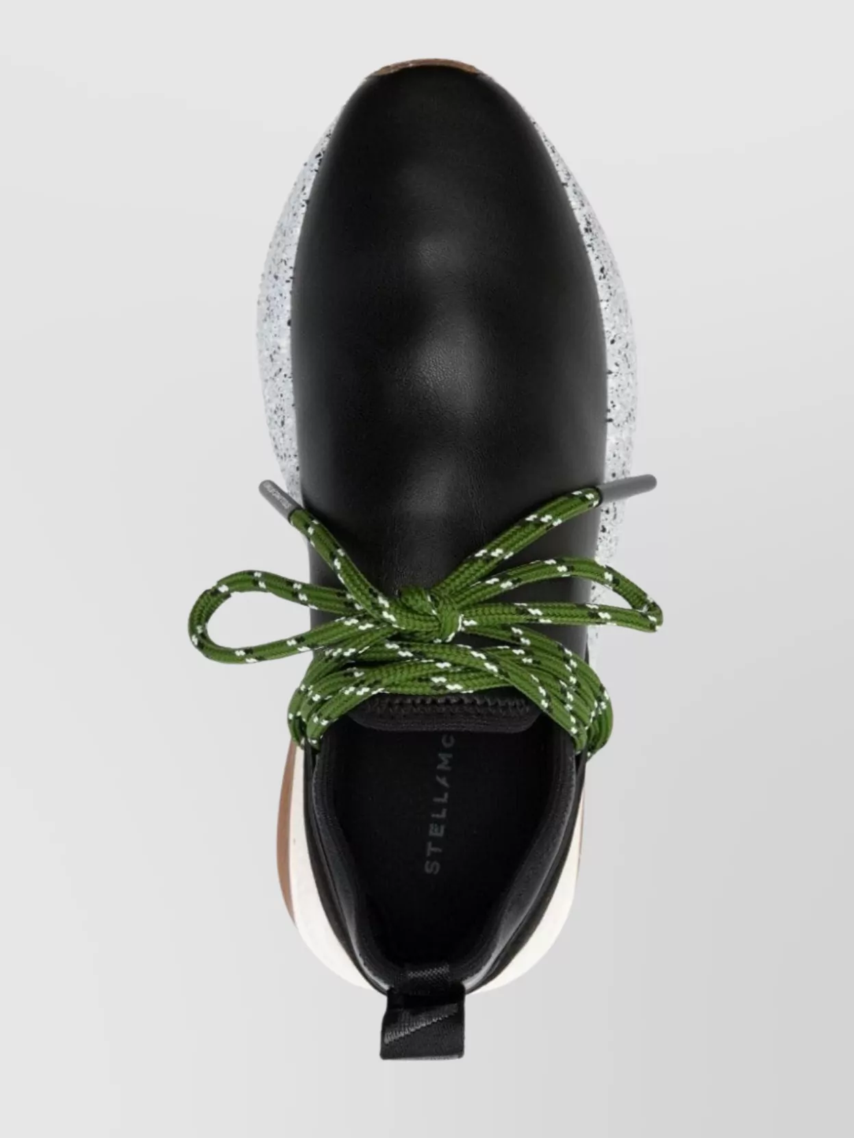 Shop Stella Mccartney Panelled Faux Leather Sneakers