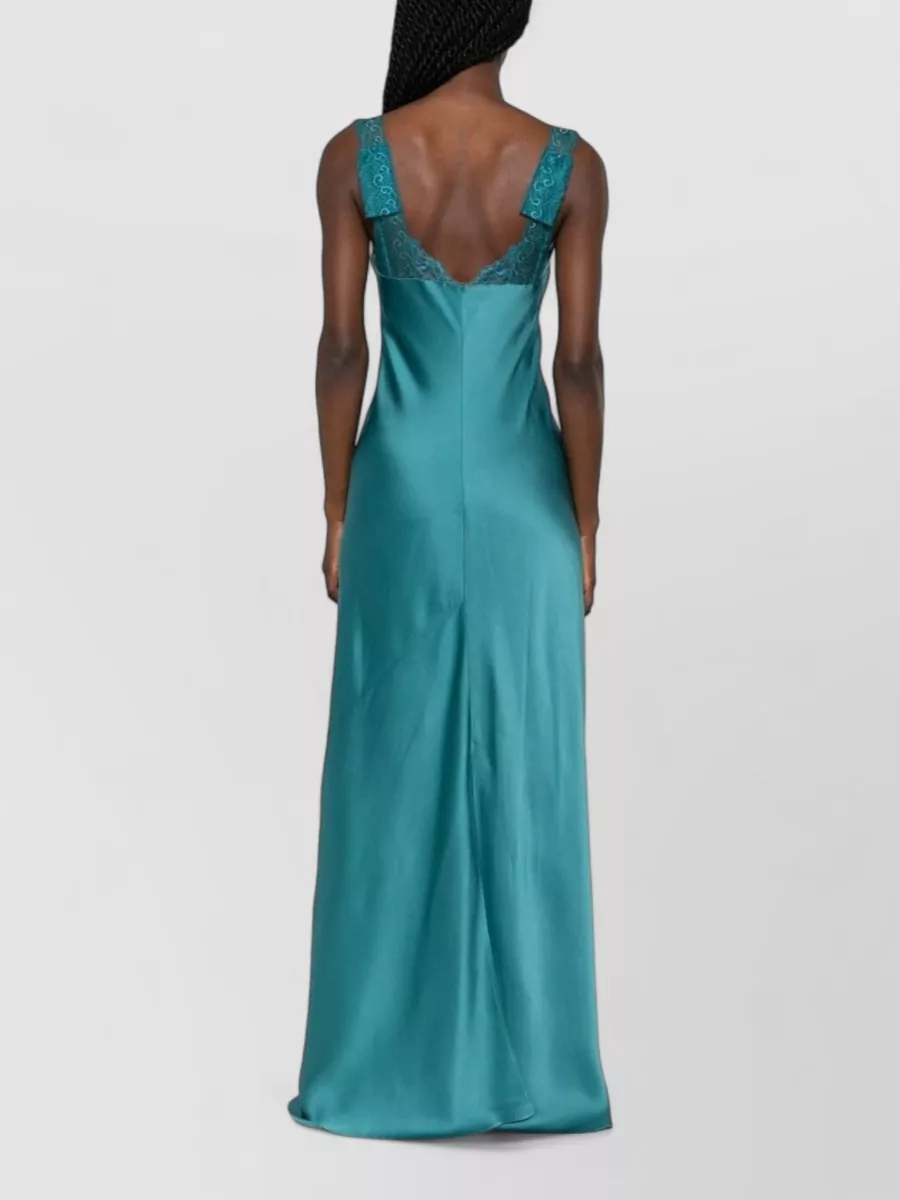 Forte Forte Sleeveless Lace Trim Maxi Dress