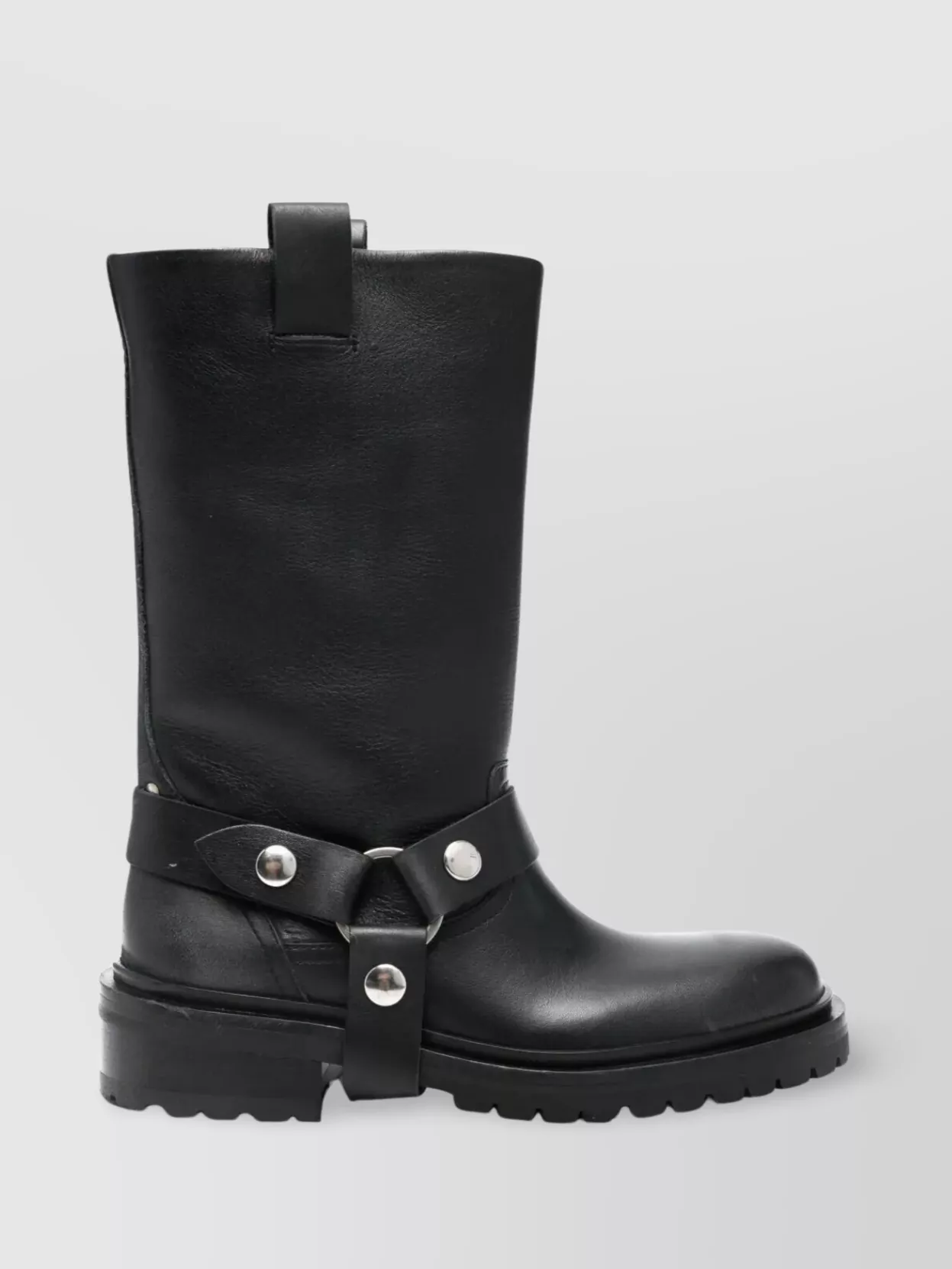 Golden Goose Chunky Heel Mid-Calf Boots Strap