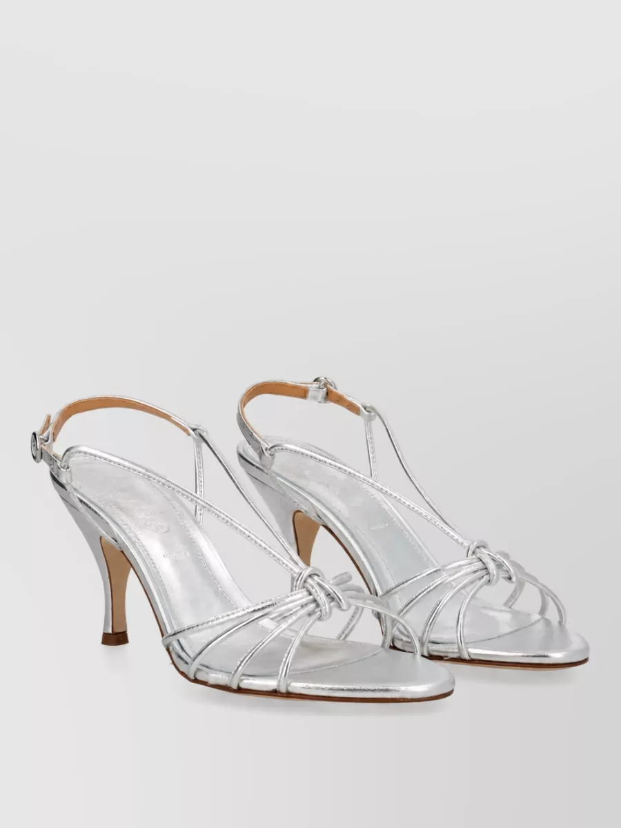 Aeyde Laminated Nappa Leather Sandals