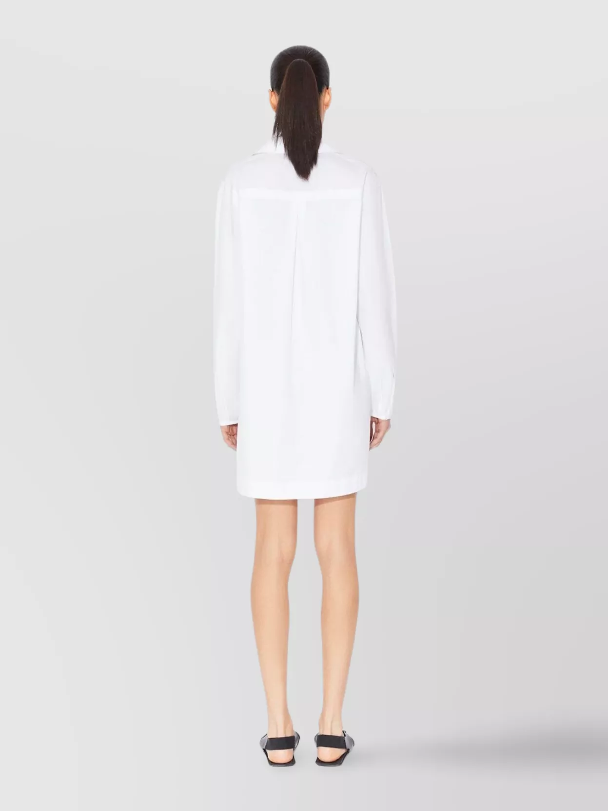Alaïa Cotton Poplin Tunic Blouse