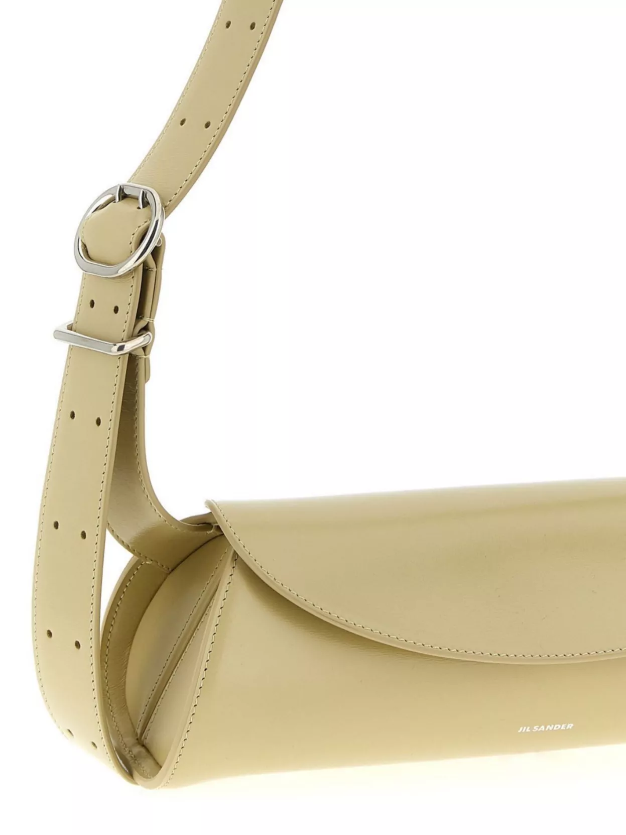 Jil Sander Small Shoulder Bag With Adjustable Strap And Buckle Detail