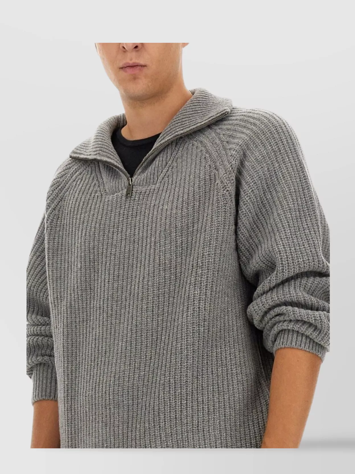 Carhartt Wip Knit Sweater Half-Zip Collar