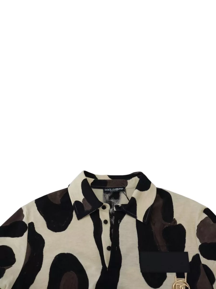 Dolce&Gabbana Cotton Short-Sleeve Polo Shirt