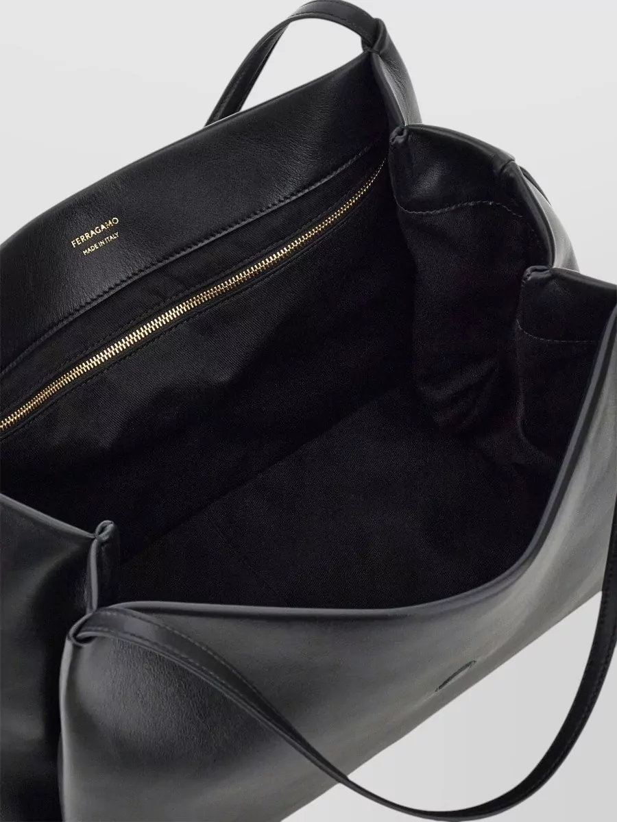 Ferragamo Stylish Tote Bag With Top Handle Design