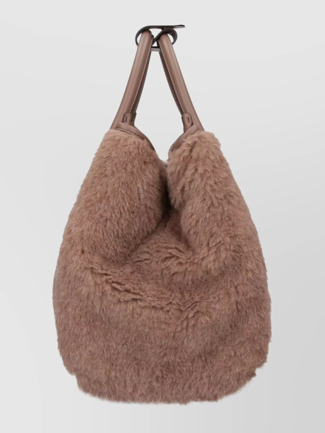 Max Mara Textured Shoulder Bag Detachable Strap
