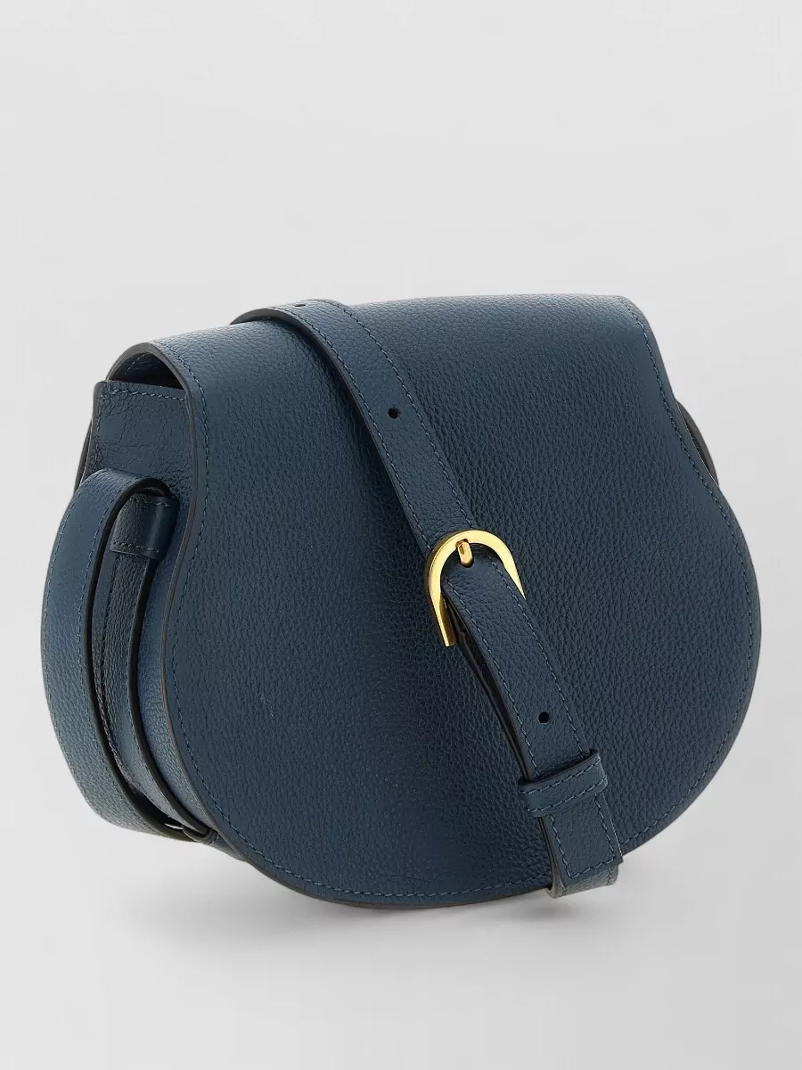 Chloé Marcie Saddle Small Leather Crossbody Bag
