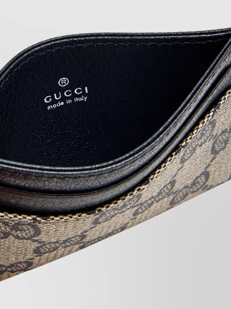 Gucci Canvas Card Holder