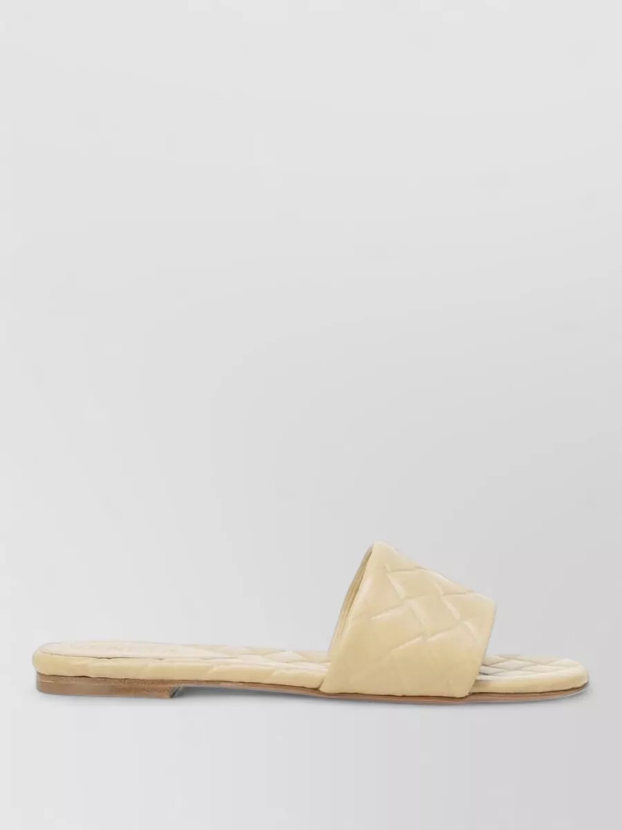 Bottega Veneta Lamb Leather Flat Sandals