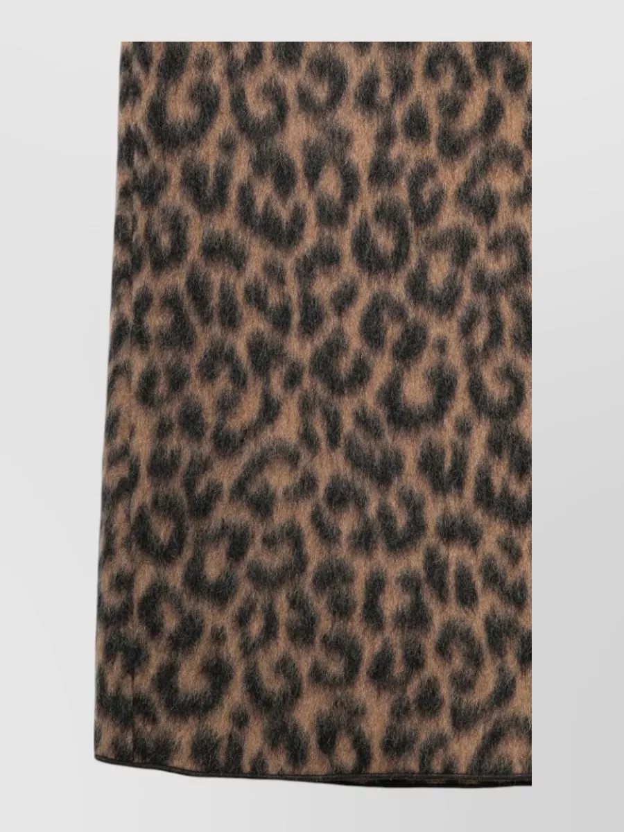 Alysi High-rise midi skirt