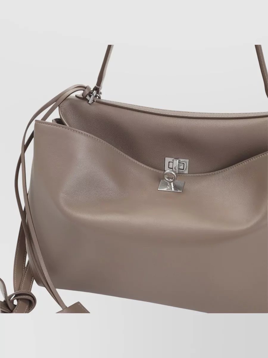 Balenciaga Rodeo M Calf Leather Shoulder Bag