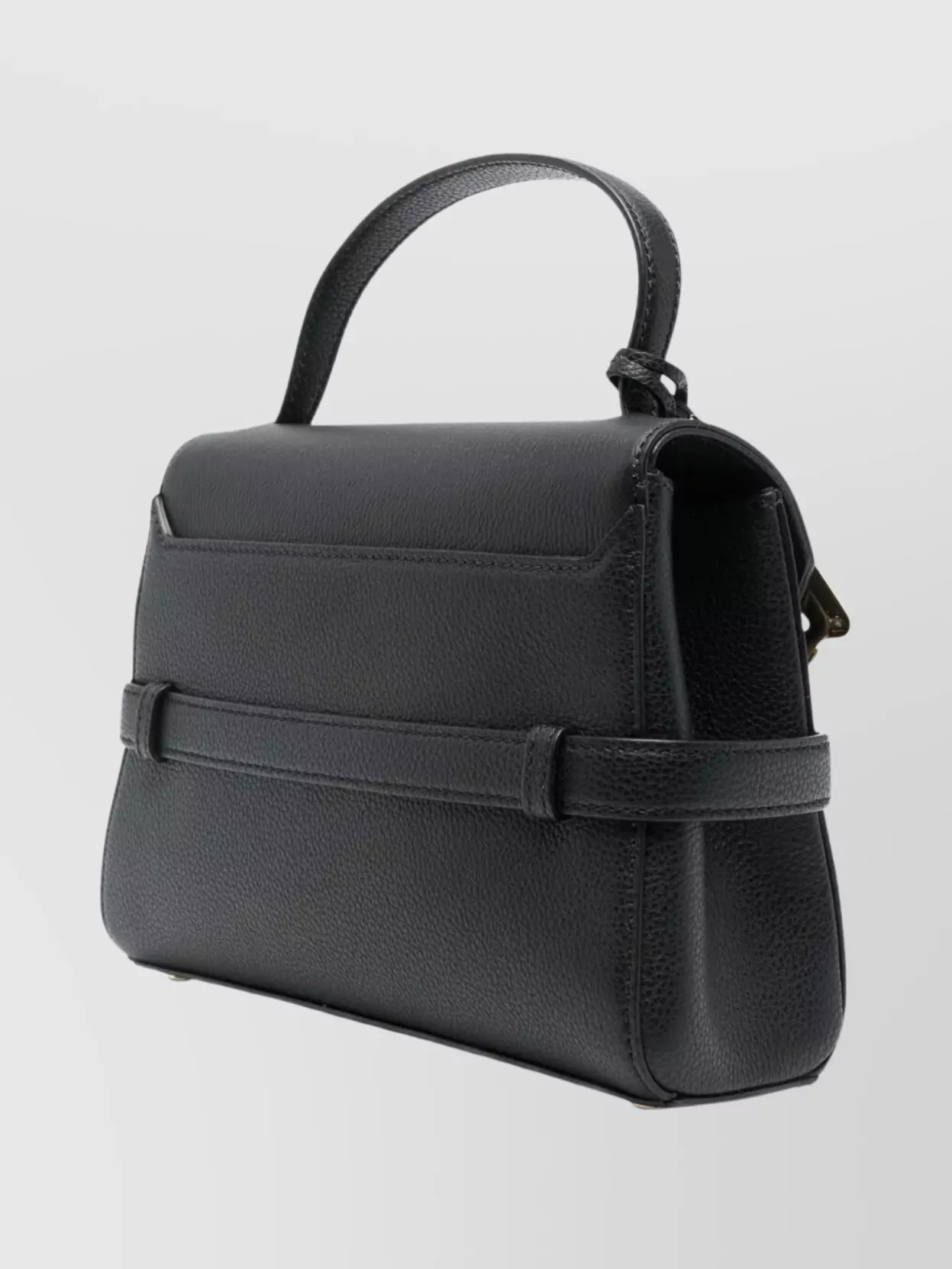 Lancel Top Handle Bucket Bag With Adjustable Strap