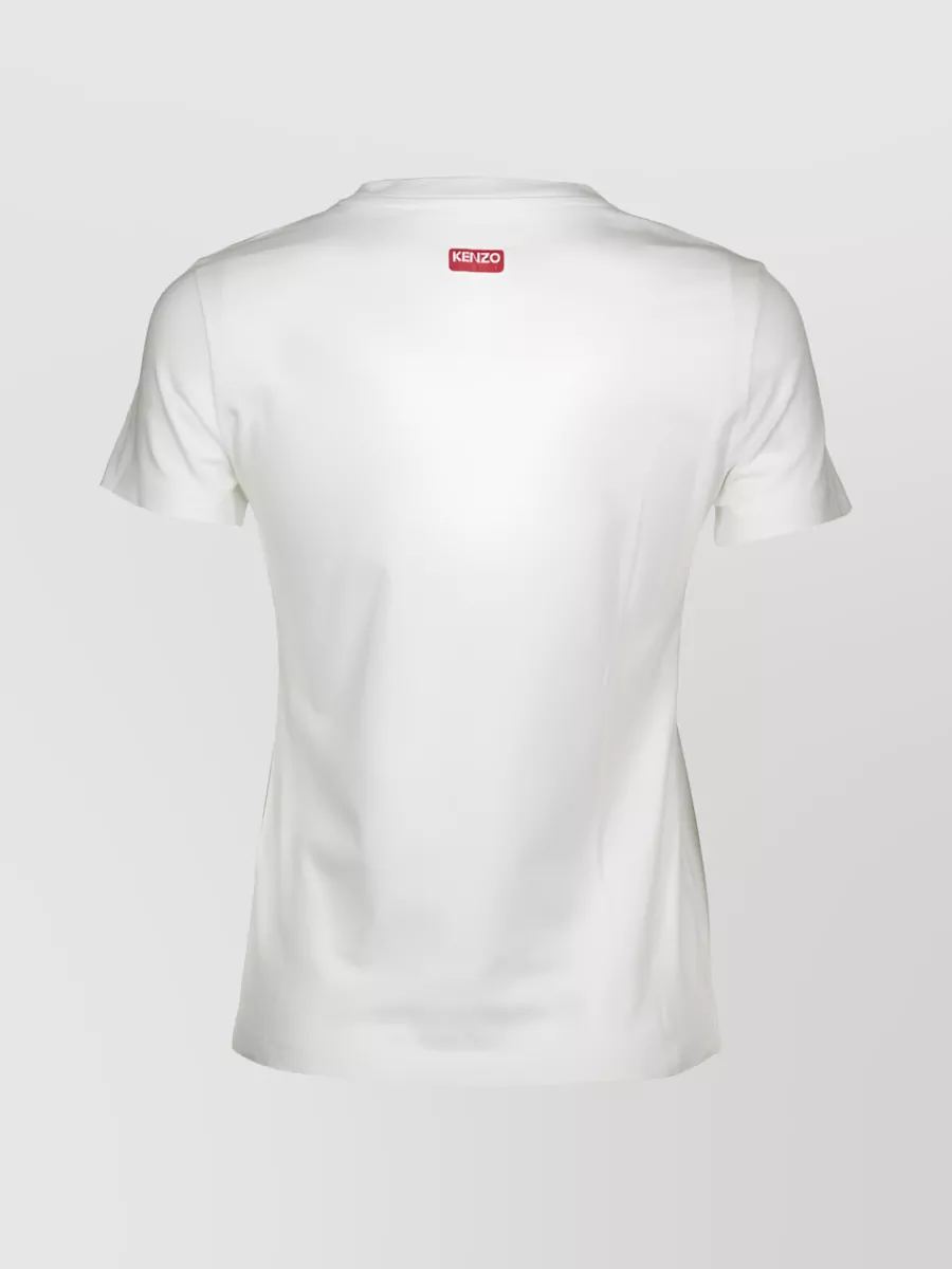 Kenzo Casual Tiger Embroidered T-Shirt