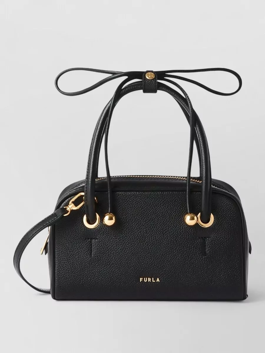 Furla Diamante mini leather top handle bag