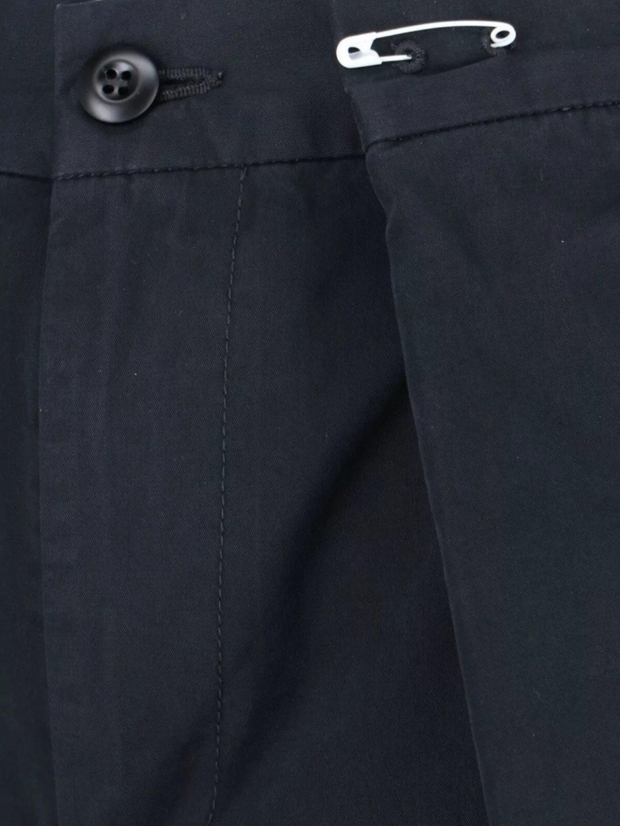 Mm6 Maison Margiela Wide-Leg Trousers With Belt Loops And Side Pockets