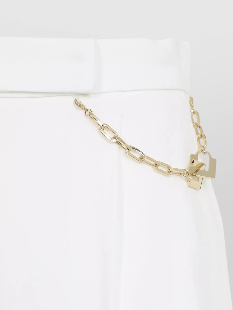 Elisabetta Franchi Relaxed-Fit Wide-Leg Tailored Shorts