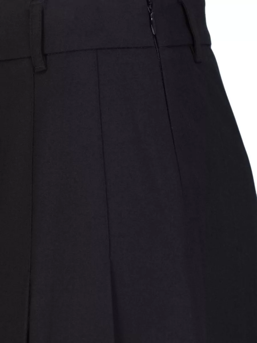 Dunst Knee-Length Pleated Skirt